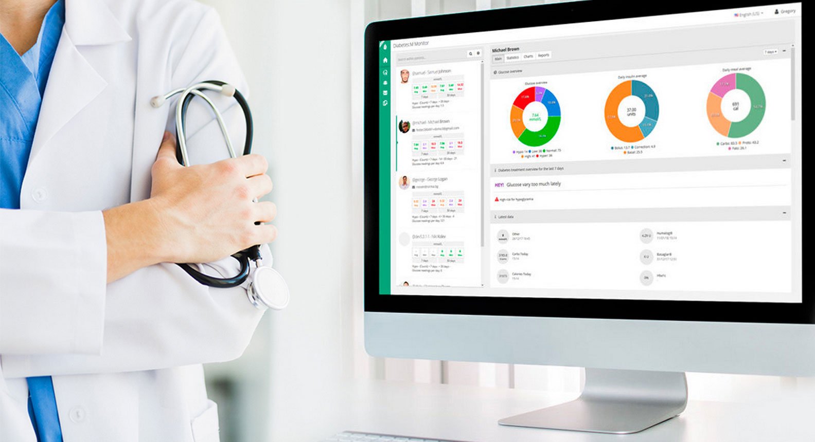 Keep Track of Your Diabetic Patients Remotely with Diabetes:M Monitor