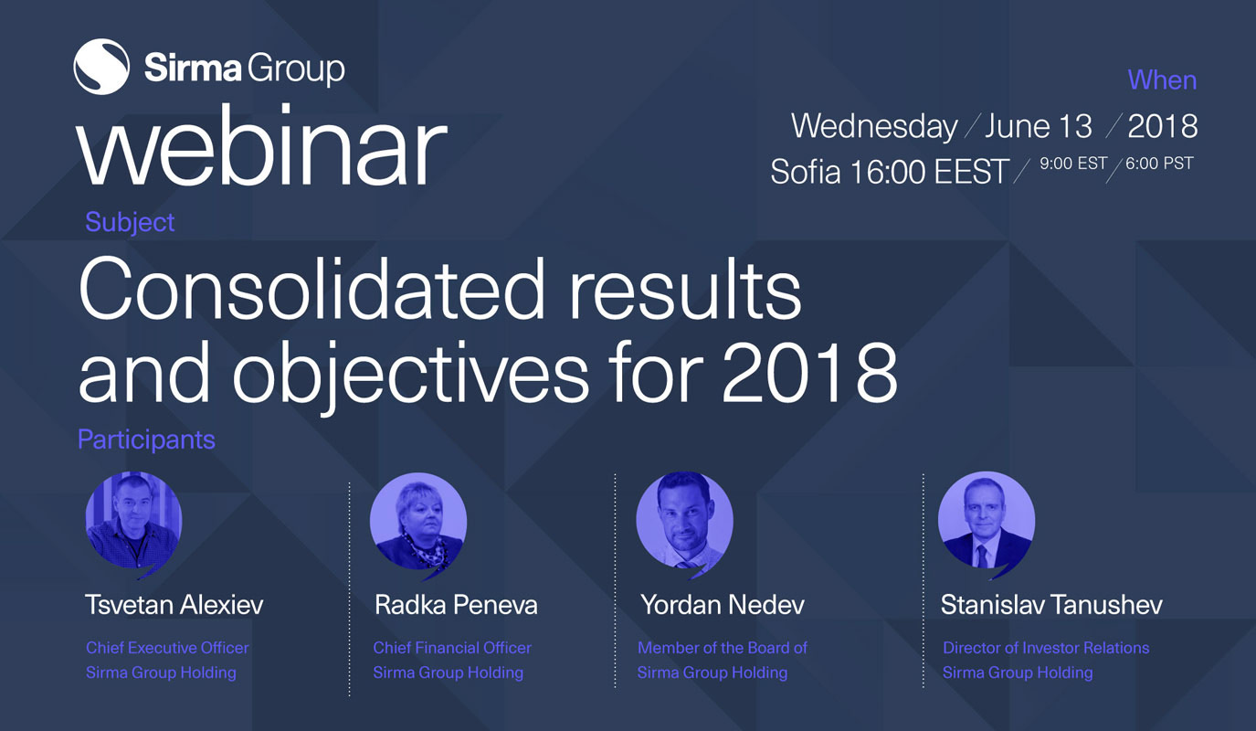 Webinar Sirma Group 2018