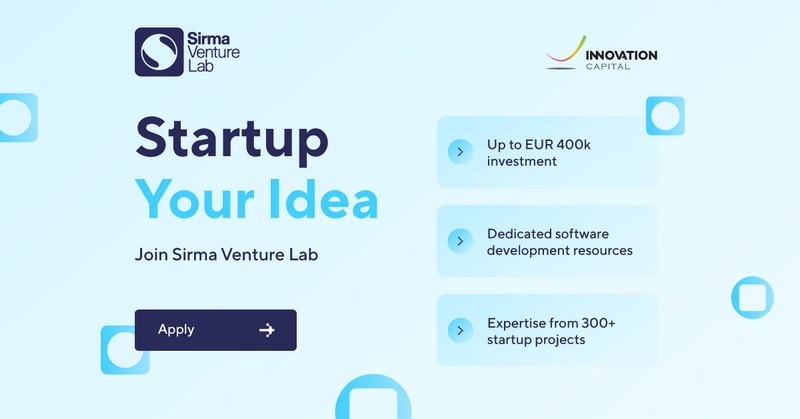 startups funding - Sirma